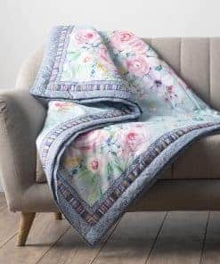 Maison d' Hermine Sweetrose Lavender Mantita de Algodón