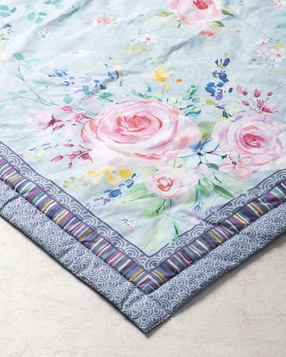 Maison d' Hermine Sweetrose Lavender Mantita de Algodón - Imagen 6