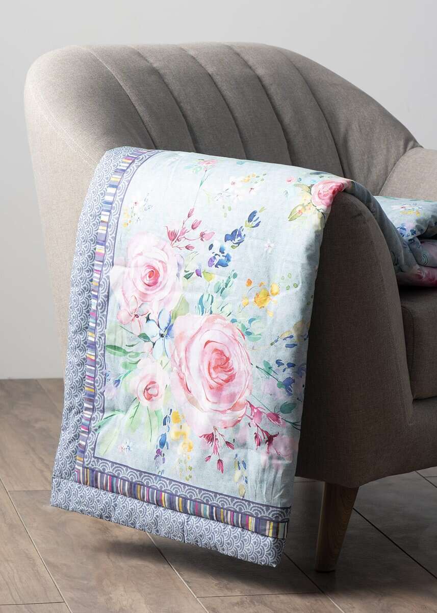 Maison d' Hermine Sweetrose Lavender Mantita de Algodón - Imagen 9