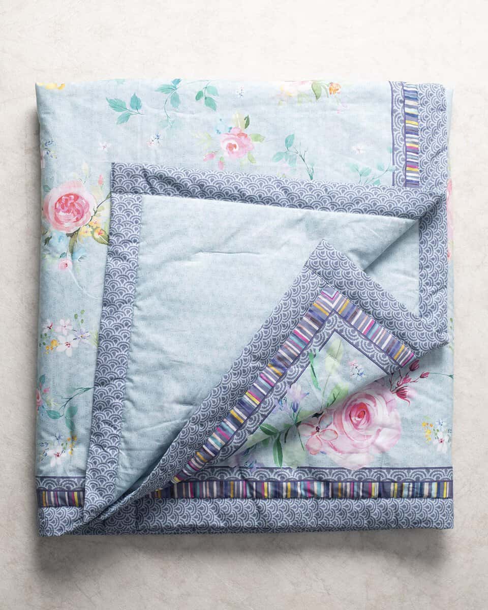 Maison d' Hermine Sweetrose Lavender Mantita de Algodón - Imagen 8