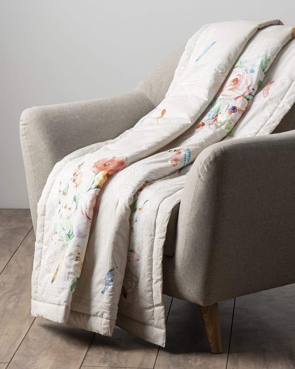 Manta de algodón Maison d' Hermine Ibiza Bohemian ligera y - Imagen 7