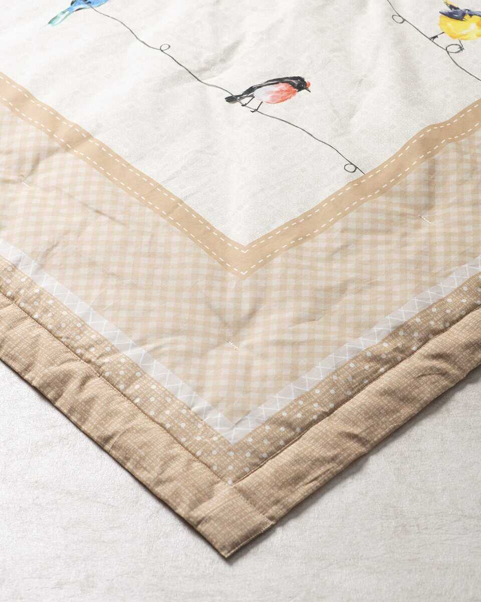 Manta de algodón Maison d'Hermine Birdies On Wire para cama - Imagen 6