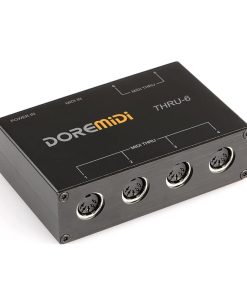 Thru 6 MIDI Box 1-In 6-Out Splitter con Cable de 3.3ft USB