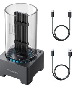 Estación de Acoplamiento de Carcasa de SSD SATA M.2 NVMe,