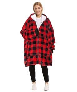 Manta con Capucha y Cremallera Catalonia, Sudadera de