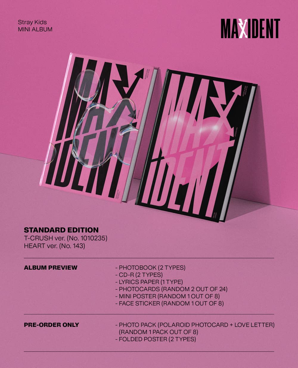 DREAMUS Stray Kids - MAXIDENT Edición Estándar CD+Beneficio - Imagen 3