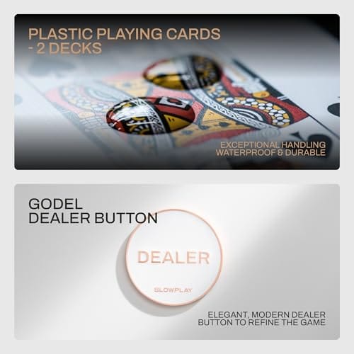 Set de Fichas de Póker de Cerámica -Fichas en Blanco - Imagen 6