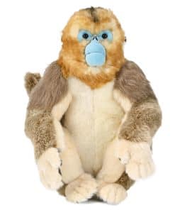 Peluche de Mono Dorado TCHTLK, Animal de Peluche Realista,