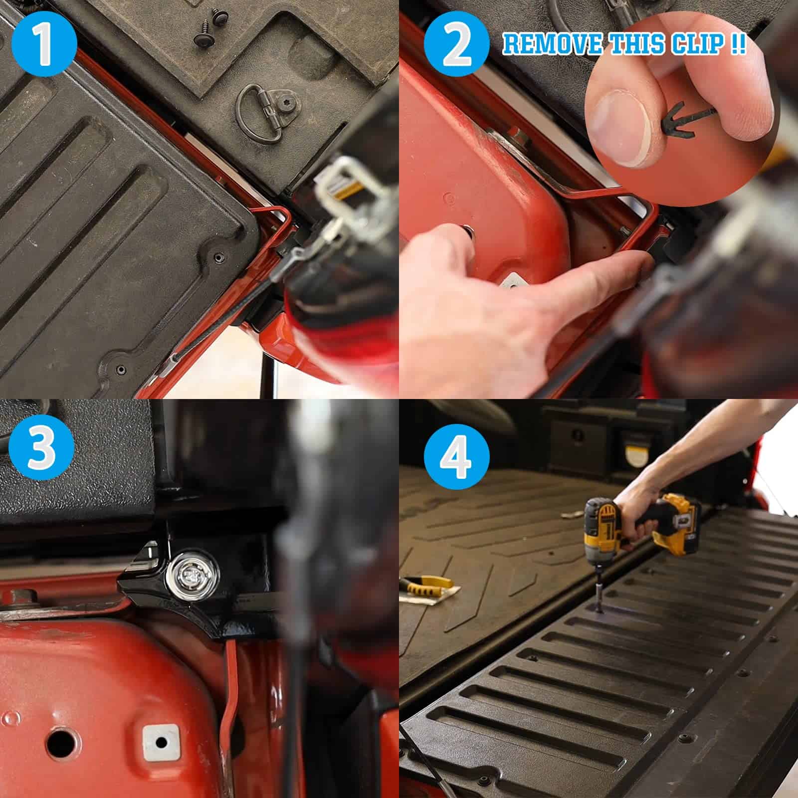 Candado antirrobo para portón trasero GrteRokky compatible - Imagen 4