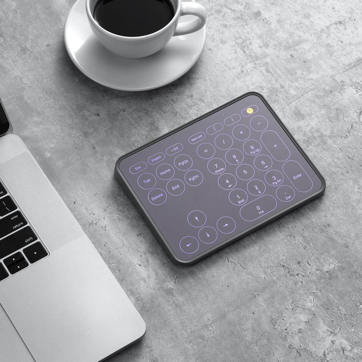 LTC Trackpad y Numpad Bluetooth con Cable/Inalámbrico, - Imagen 10