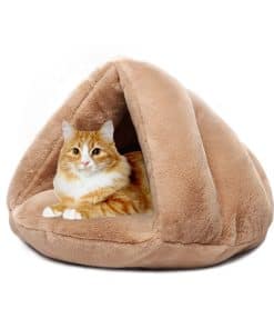 Cama Casita Cálida de Gato Auto Calentable Lavable Bolsa de