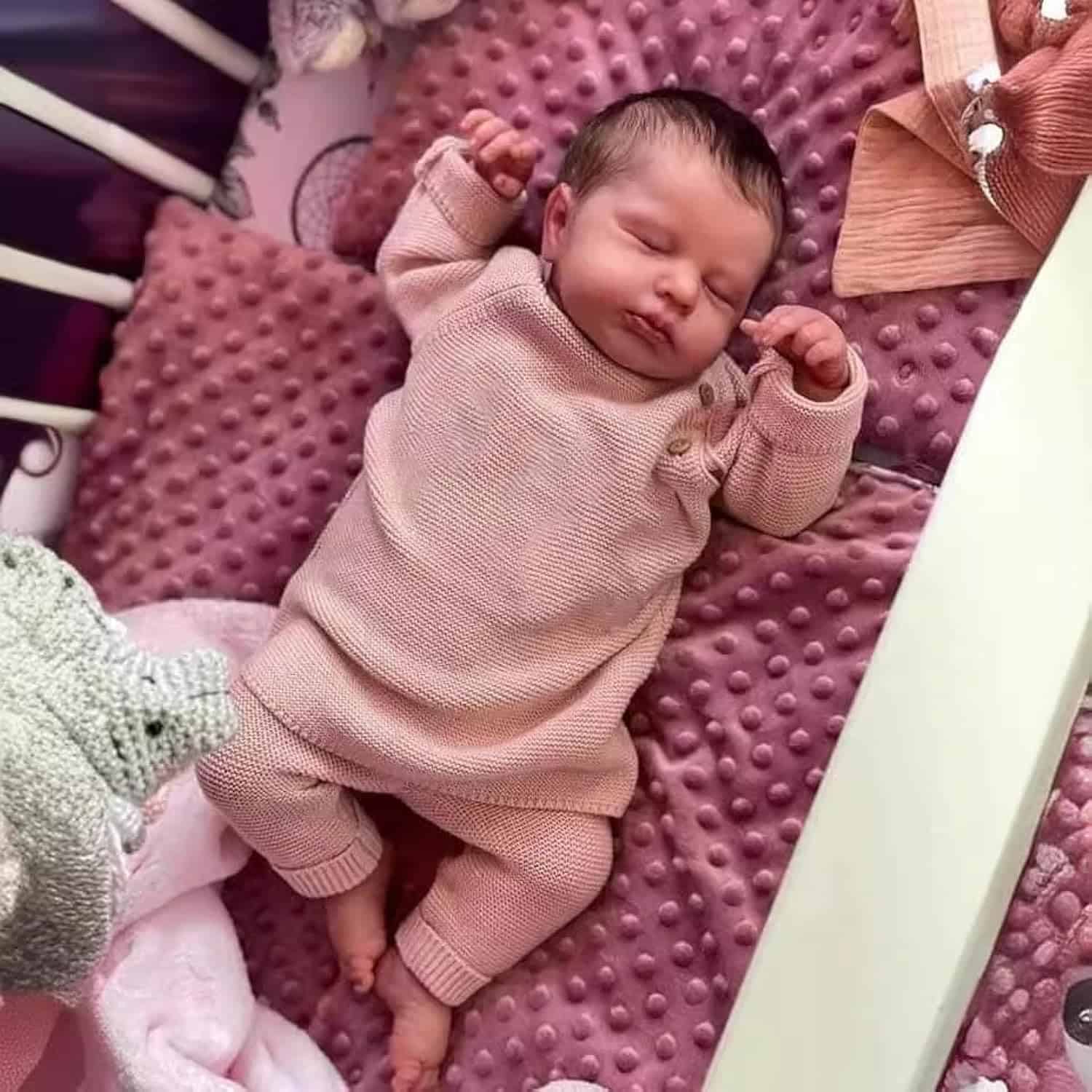 Muñecas Bebé Reborn Realistas de 20 Pulgadas Cuerpo Suave