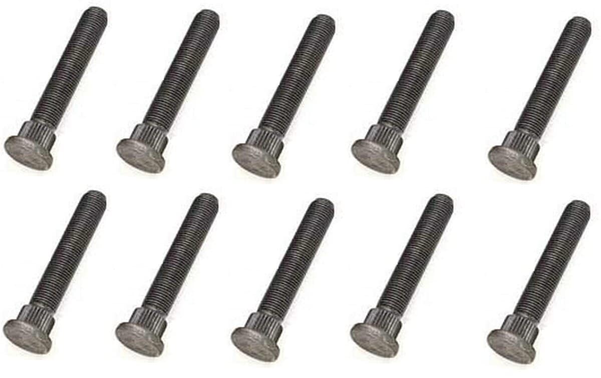 (Juego de diez pernos de rueda más largos de lo normal para