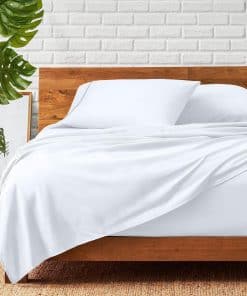 1 Pieza Sábana Plana de Algodón Egipcio de Lujo y Suave 800