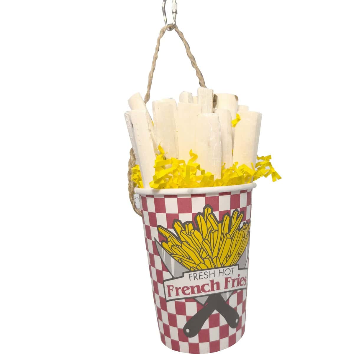 5151 Big Sola Fry Bucket - Juguete Colorido para Pájaros