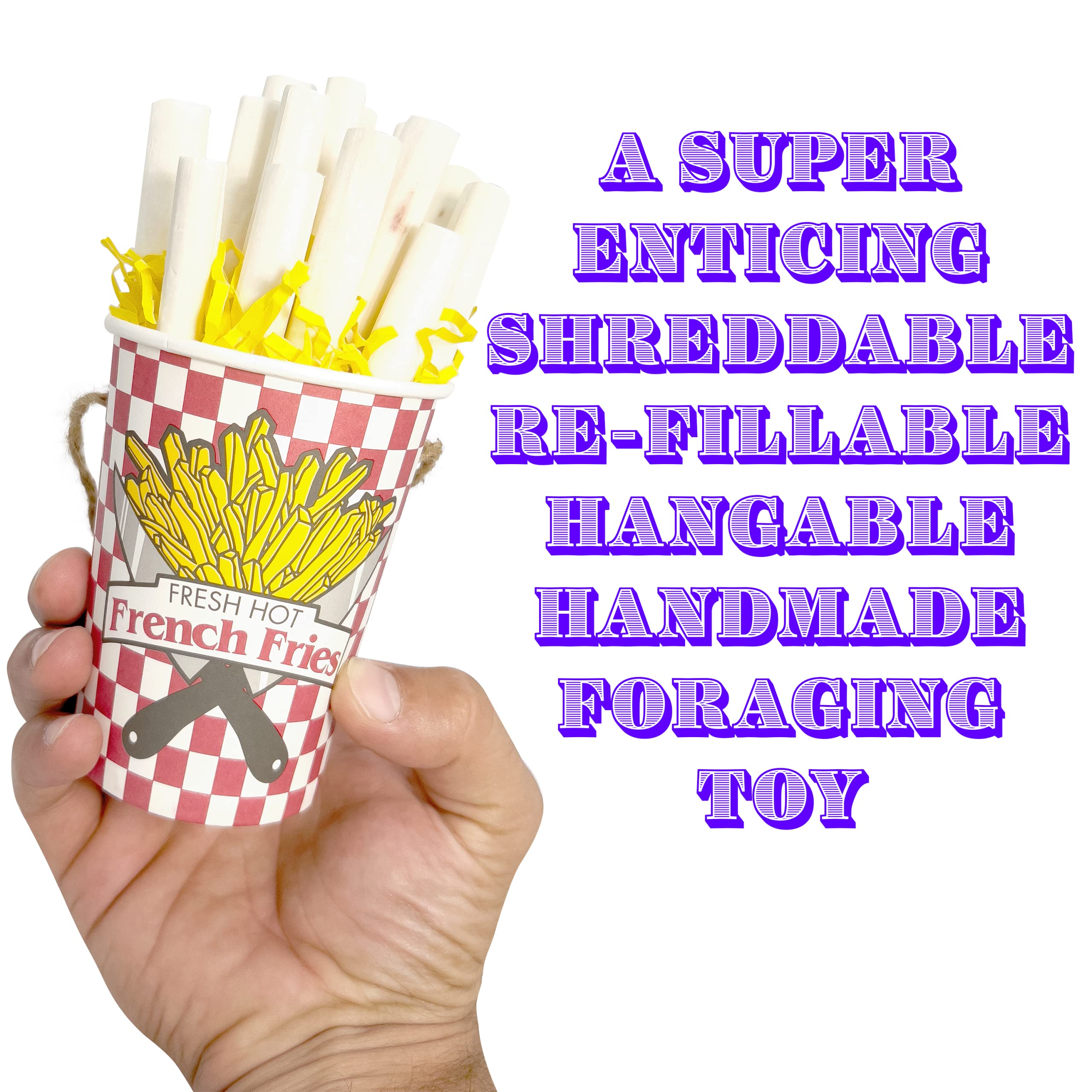 5151 Big Sola Fry Bucket - Juguete Colorido para Pájaros - Imagen 4