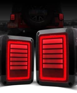 DKMGHT Luces Traseras LED de Repuesto para Jeep Wrangler JK