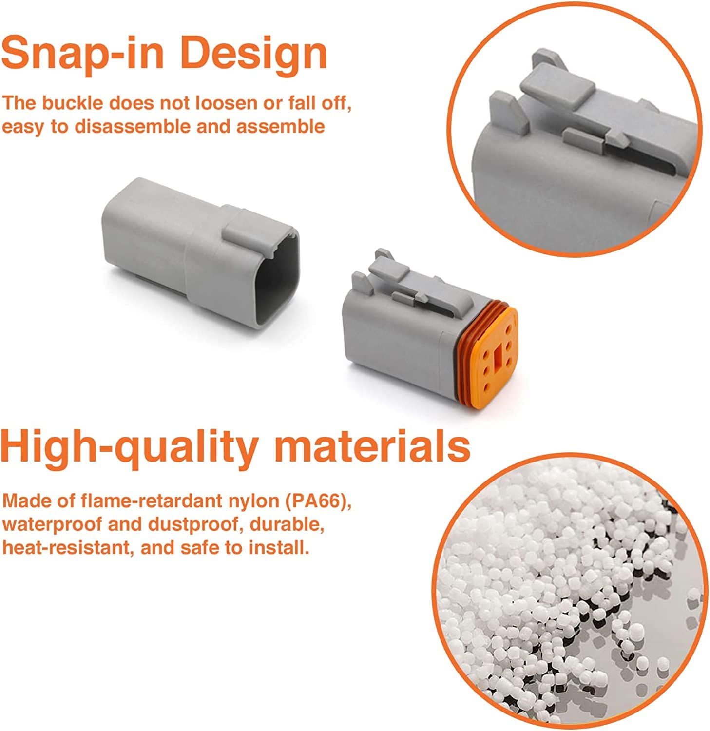 Kit de 338 pcs de Conectores DT Deutsch, 2 3 4 6 8 12 - Imagen 4