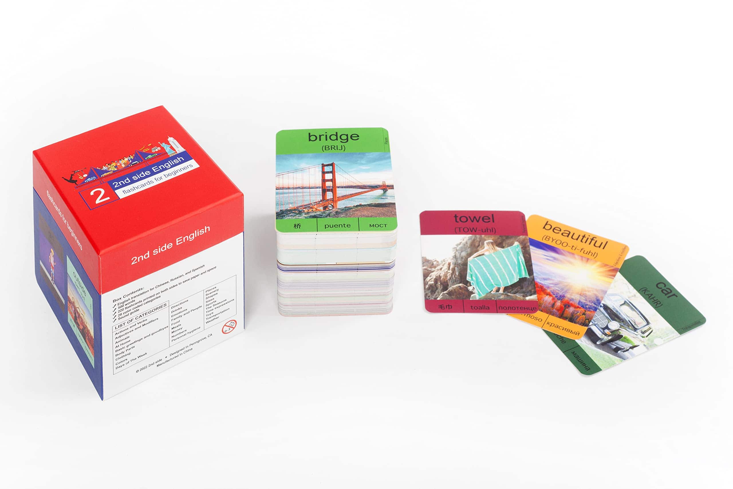 2nd Side NEW-2nd Side English Flash Cards para