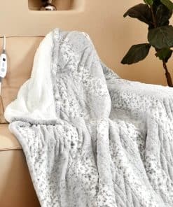 Manta Eléctrica Bearhug 50" x 60" de Felpa Reversible &