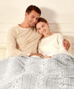 Manta eléctrica Bearhug tamaño Queen 84" x 90", -Leopardo de