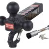REYSUN Trailer Hitch 864011L Tri Ball Mount with Hook,