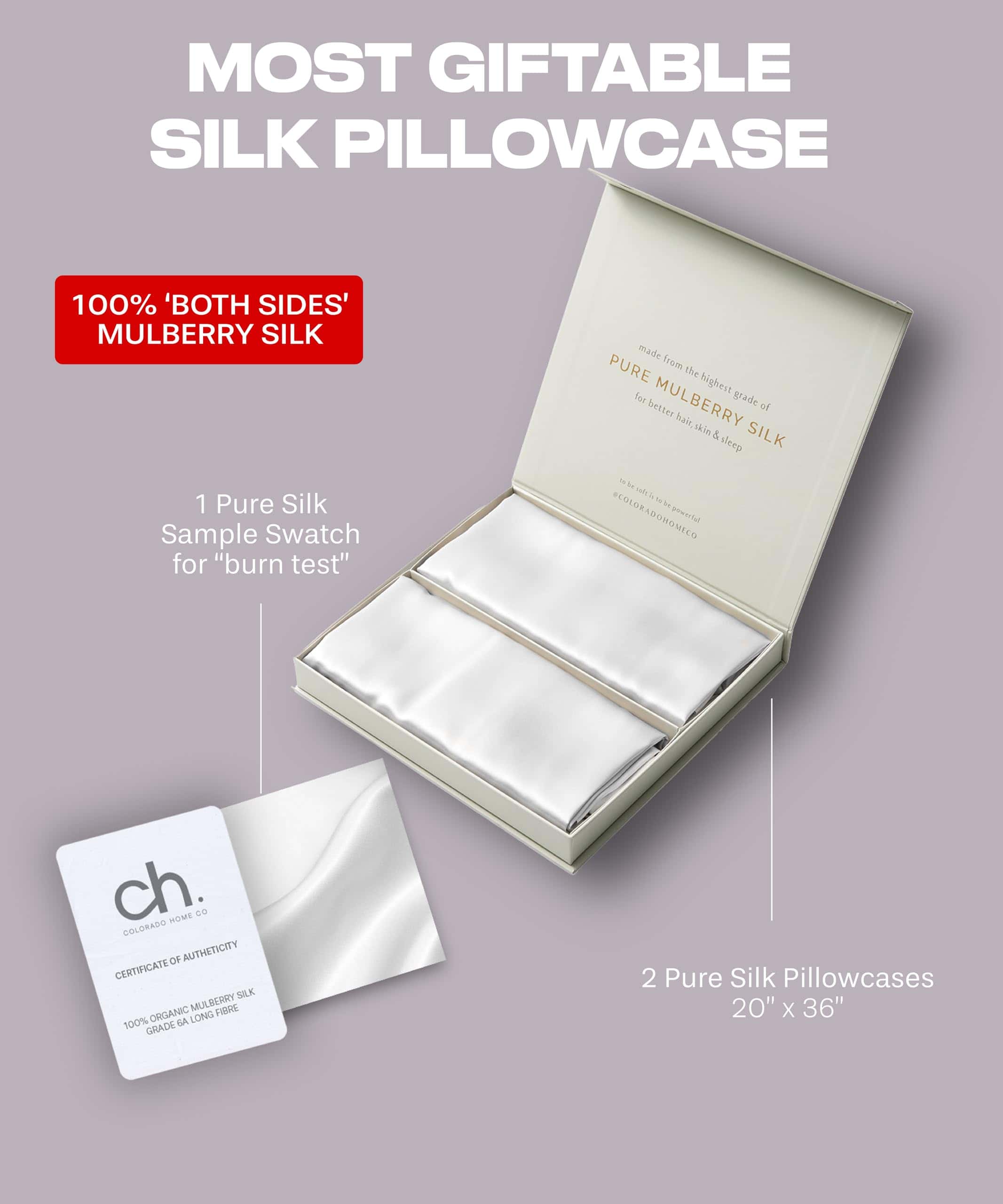 SUNDAYSILKS� | Fundas de Almohada de Seda 2 PACK | 22 - Imagen 7