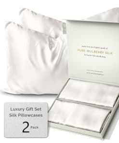 SUNDAYSILKS� | Fundas de Almohada de Seda 2 PACK | 22