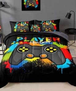 Juego de colcha BDUCOK de 6 piezas para chicos, juego de