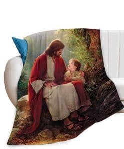 Manta de Jesucristo Manta Cristiana Religiosa Verso Bíblico