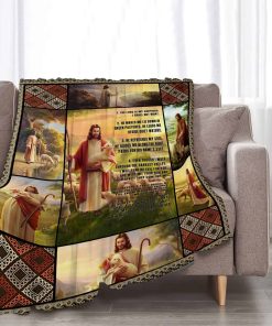 Manta Jesus Christ Blanket Versículo de la Biblia Cristiana