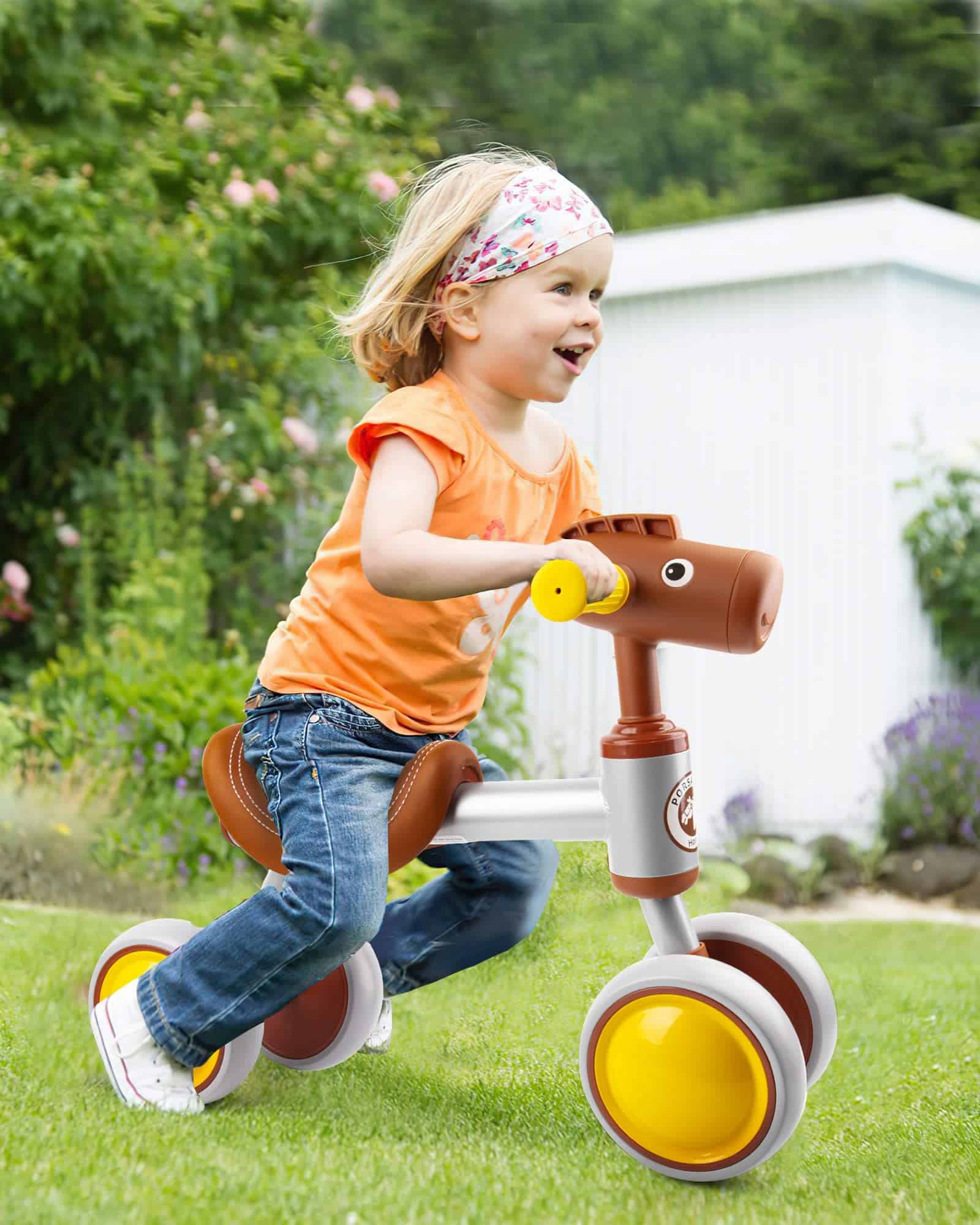Bicicleta de Equilibrio PerKidern para Bebé de 1-2 Años, - Imagen 9