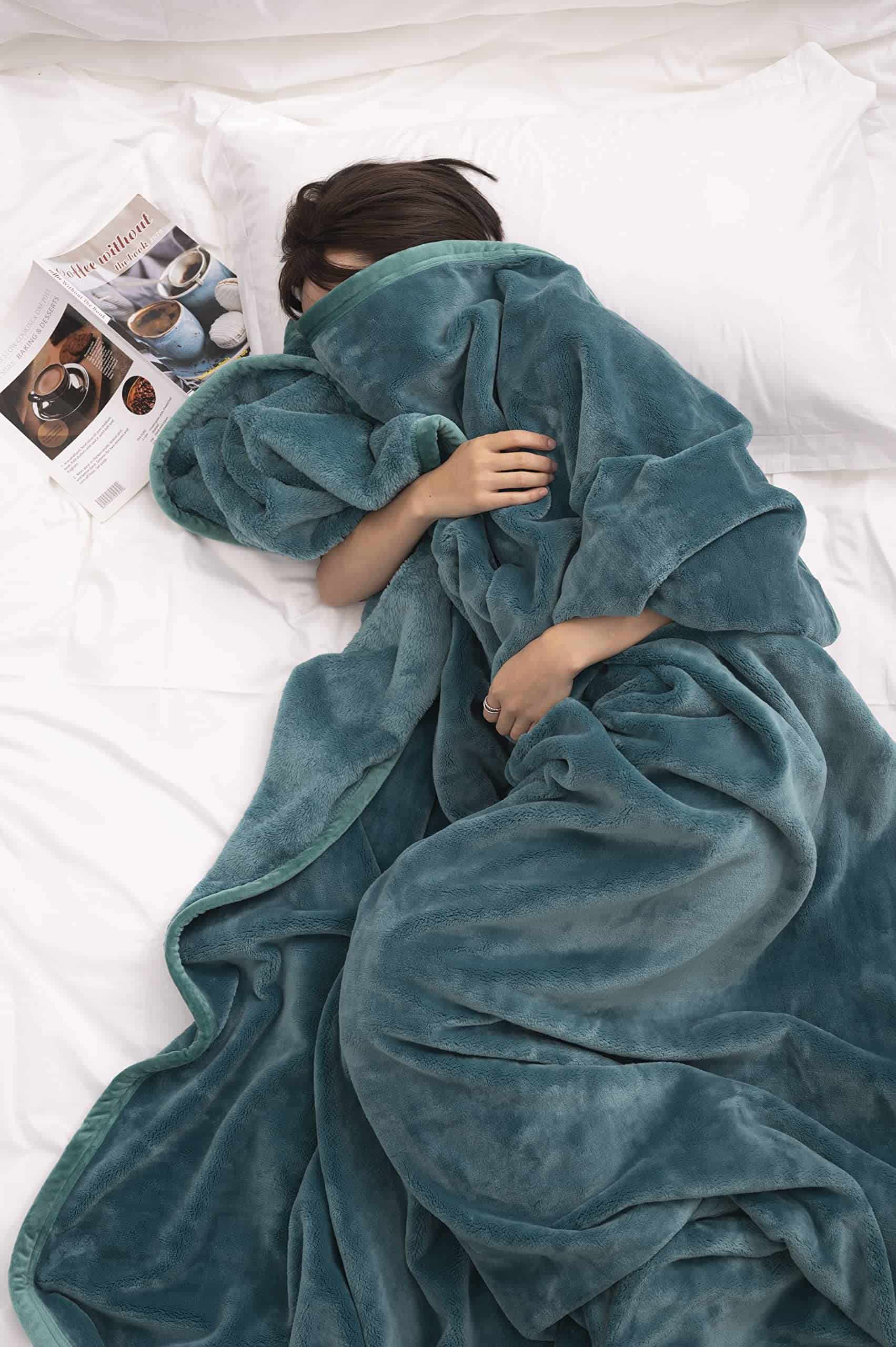 Manta de Franela Mellowdy Extra Gruesa y Acogedora - Imagen 8