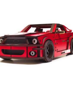 Rompecabezas 3D de madera UNIDRAGON - Muscle Car, Stallion