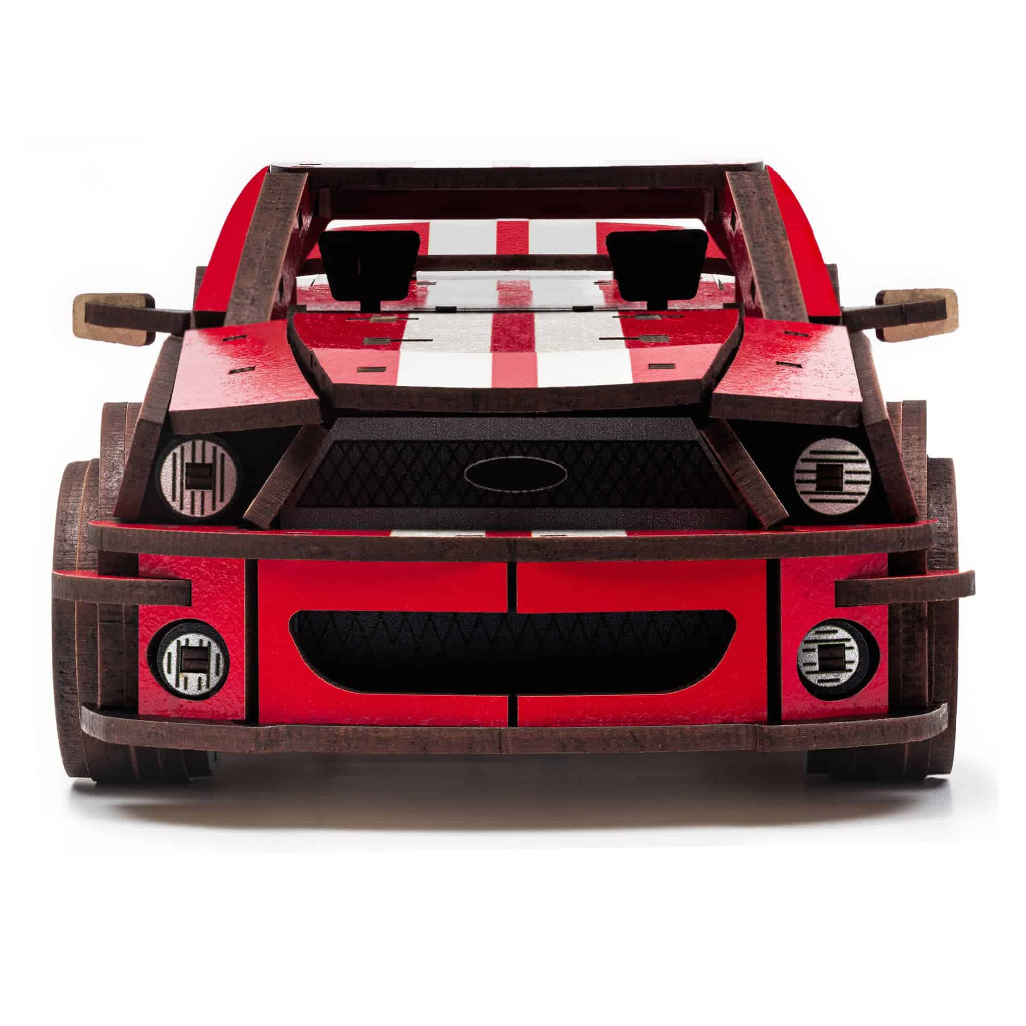Rompecabezas 3D de madera UNIDRAGON - Muscle Car, Stallion - Imagen 5
