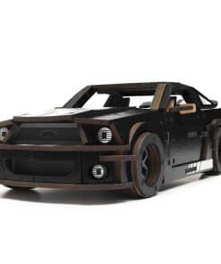 Rompecabezas de madera original UNIDRAGON - Auto deportivo,