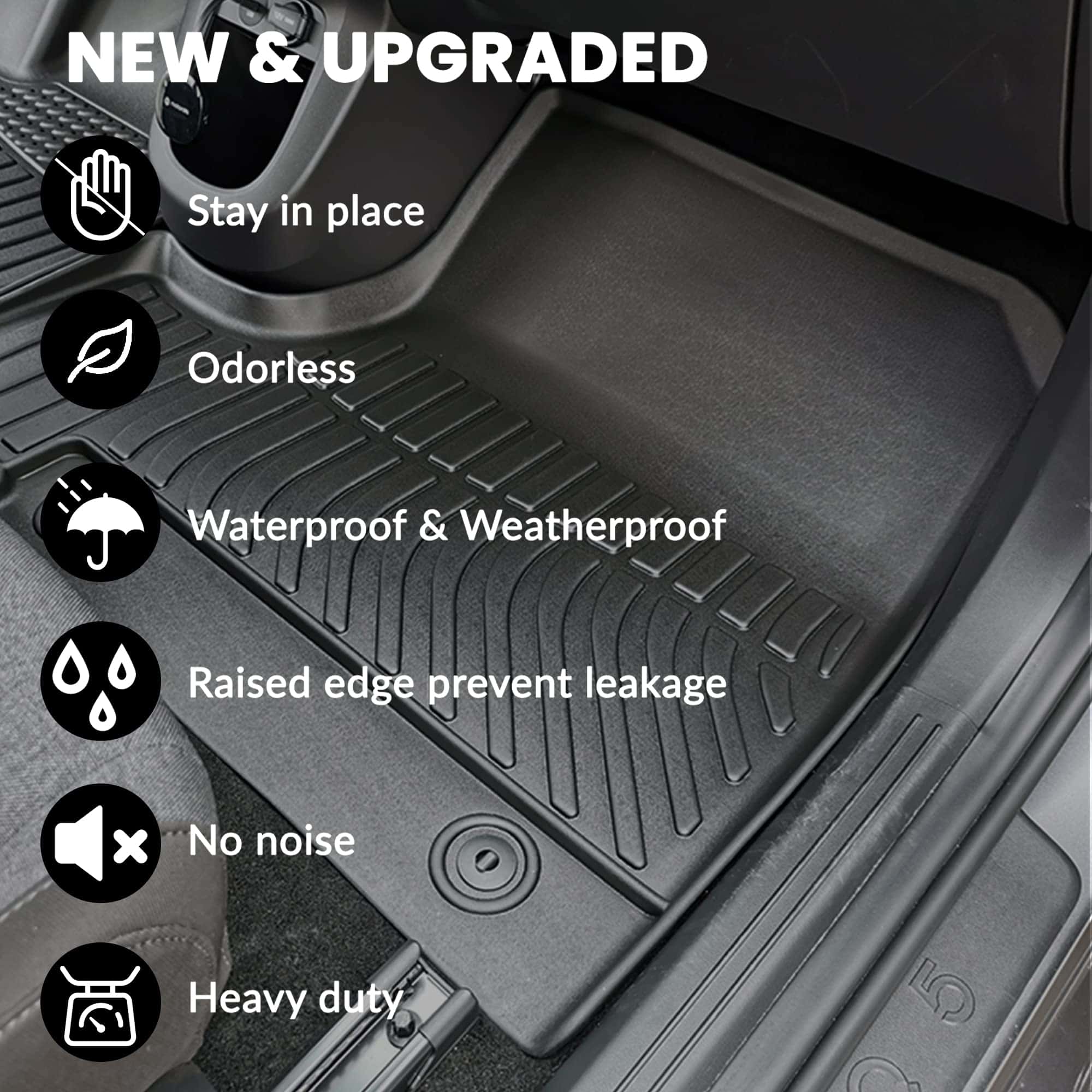 Tapetes para todas las estaciones Auxko para Hyundai IONIQ - Imagen 6