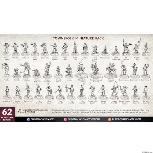 Set de Miniaturas de Ciudadanos de Dungeons & Lasers - 62 - Imagen 9