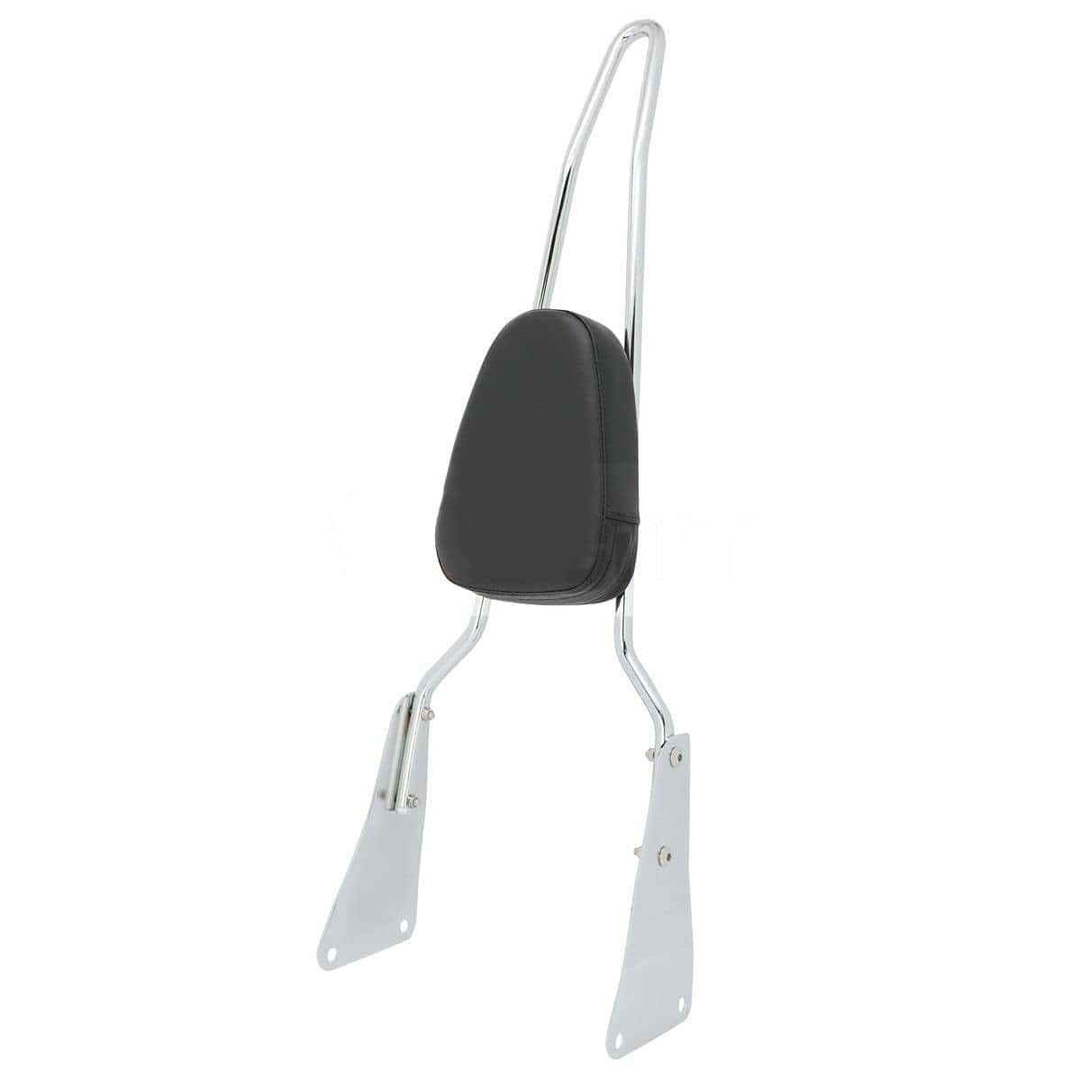 Nuevo Respaldo de Sissy Bar + Peldaño de Equipaje de Cuero