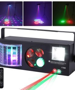 Litake Luces de Discoteca 4 en 1 Efecto Mixto, Luz