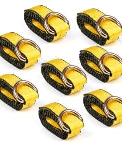 Paquete de 8 Correas Lazo Zeuli de 2" x 8" con Anilla en D