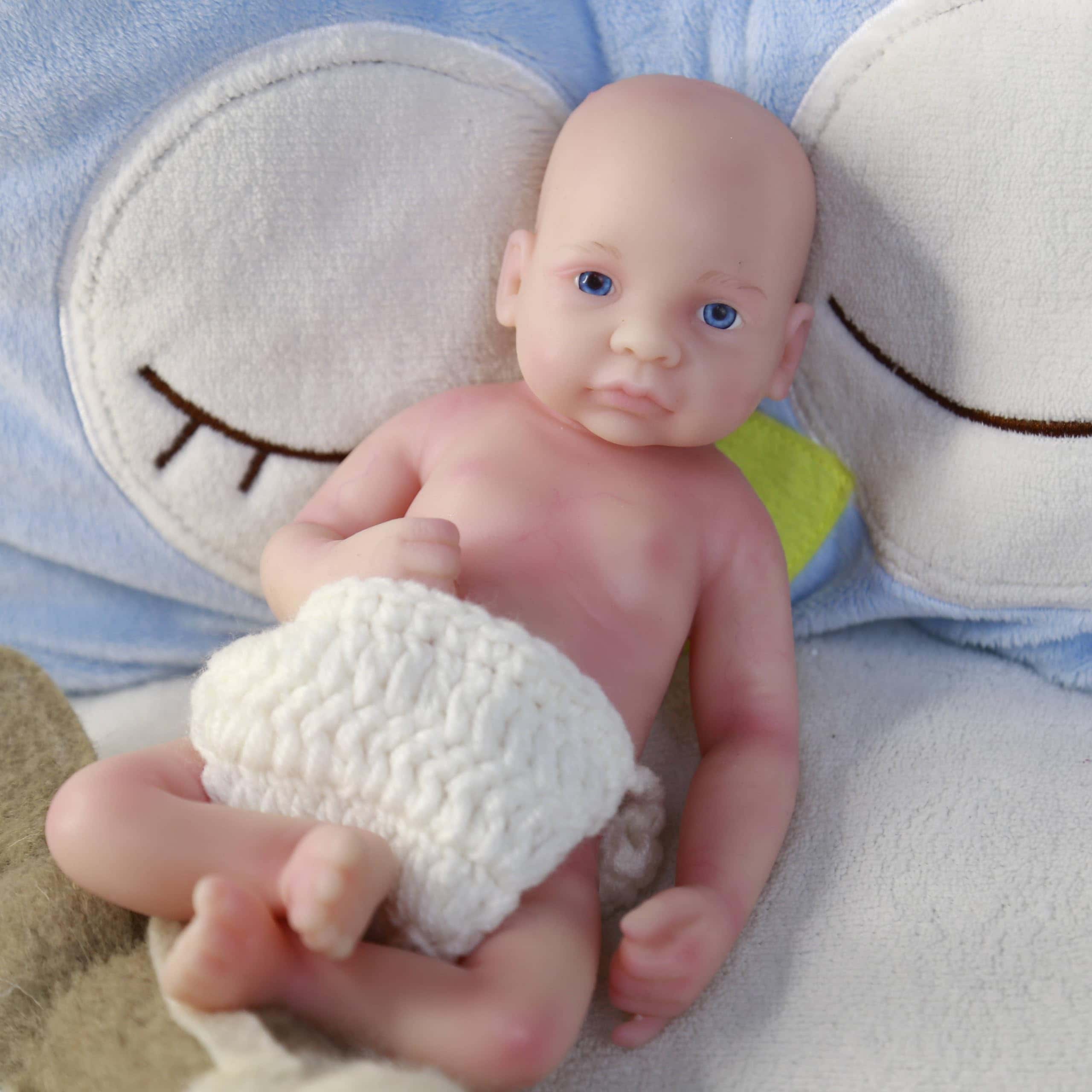 Muñeca de bebé de silicona completa realista de 10.2
