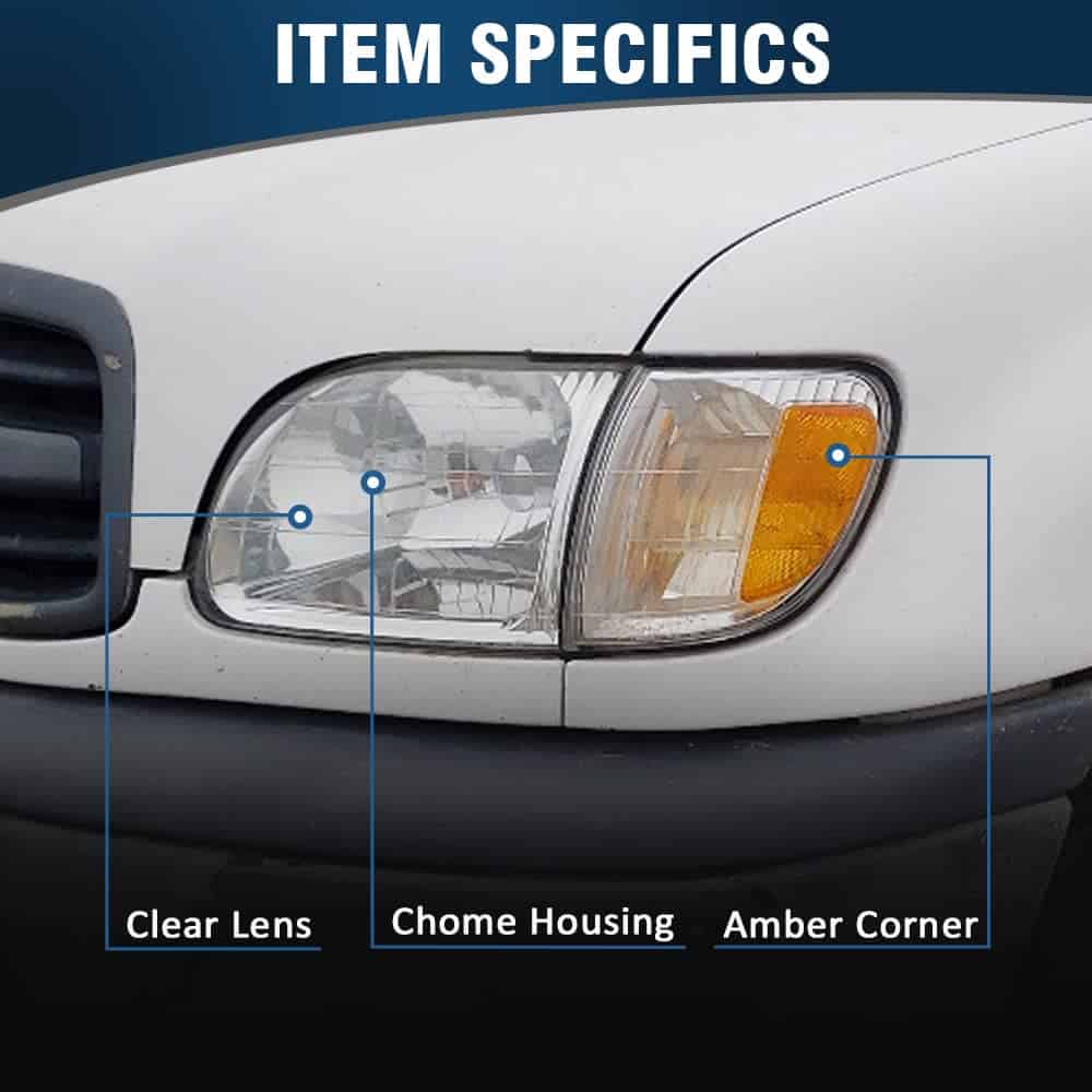 Conjunto de Faros AXLAHA 2005-2006 para Toyota Tundra - Imagen 5
