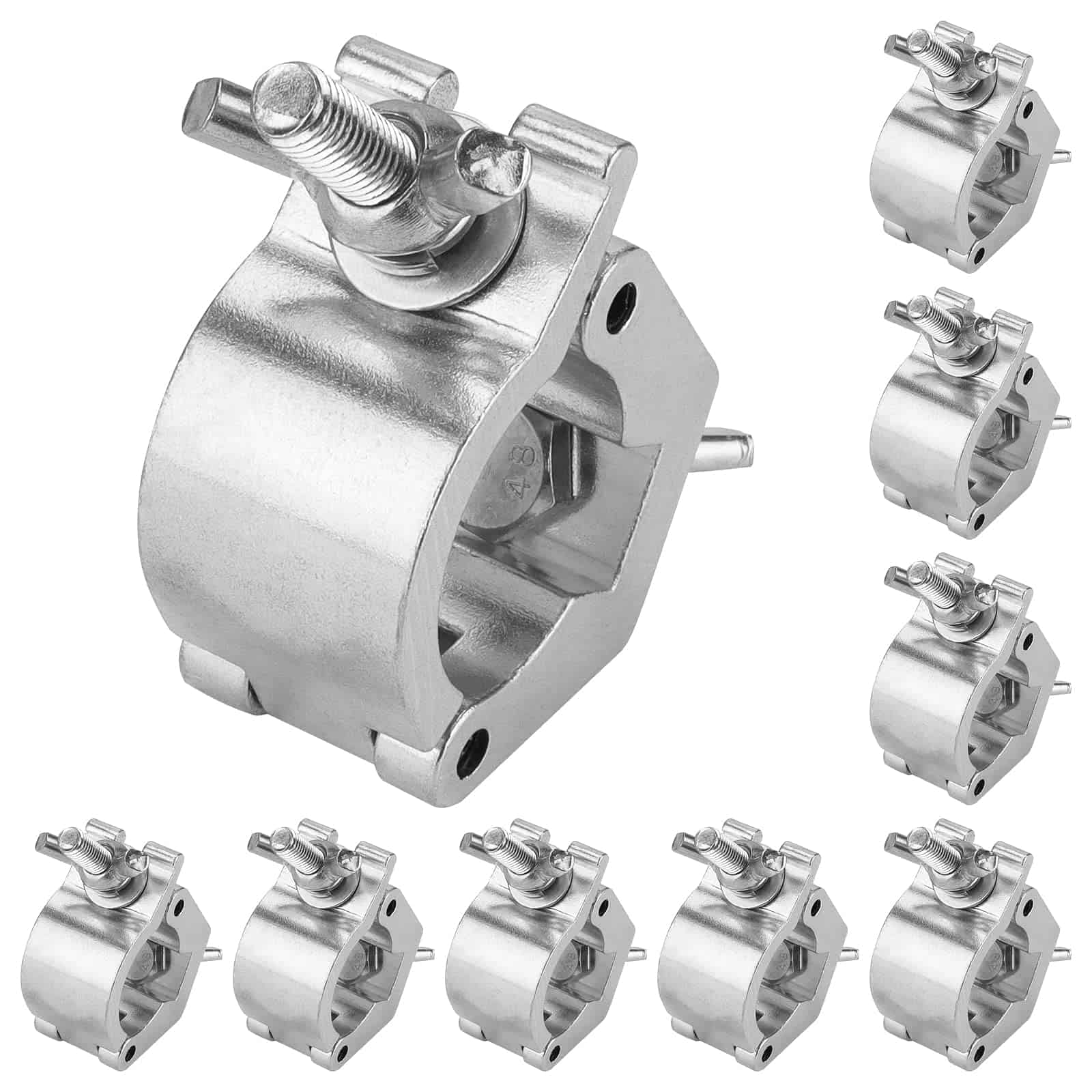 MAHIONG 10 Pack Abrazaderas de Iluminación para Escenario,