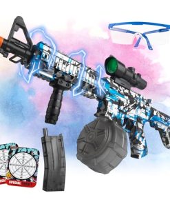 Gran Pistola de Bolas Salpicadas con Tambor, Pistola de Gel