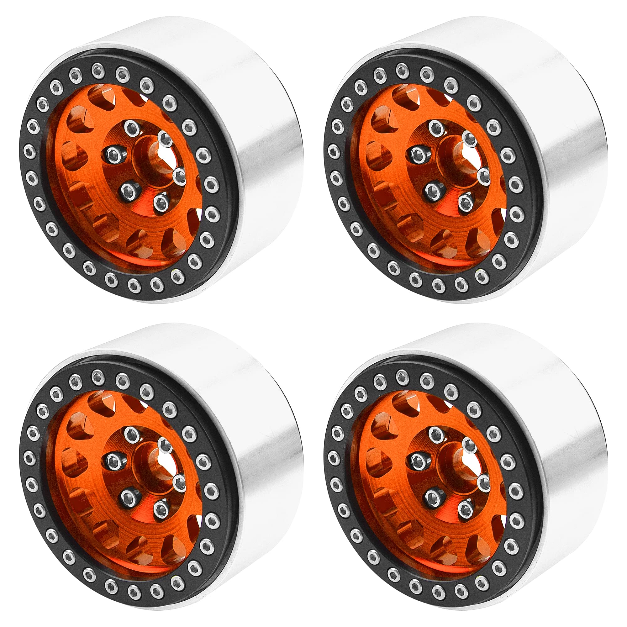 4Pack Vgoohobby Llantas de Aleación 1.9" RC Beadlock Rims - Imagen 6