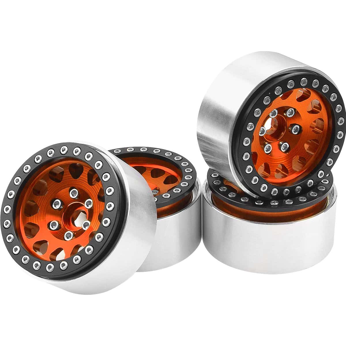 4Pack Vgoohobby Llantas de Aleación 1.9" RC Beadlock Rims