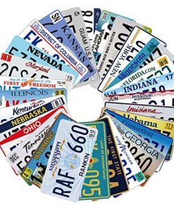 Placas de matrícula réplica surtidas, decoración de