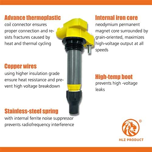 Conjunto de 6 bobinas de encendido de ALTO RENDIMIENTO - Imagen 5