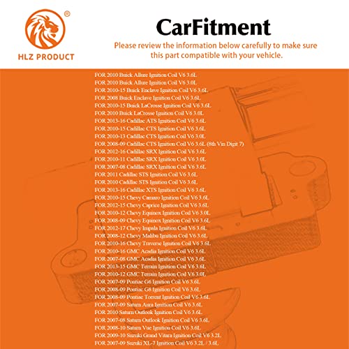 Conjunto de 6 bobinas de encendido de ALTO RENDIMIENTO - Imagen 7